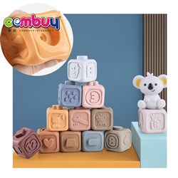 KB038210-KB038211 KB038213 - Educational training coordinate building blocks baby silicone stacking toy